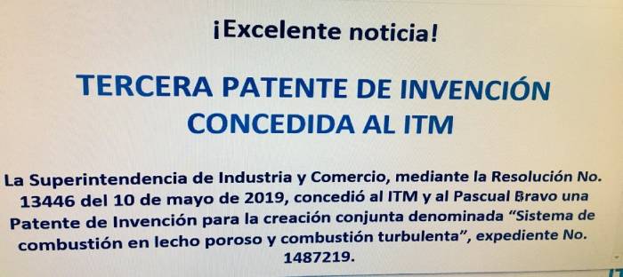 Patente de Invención No 13446