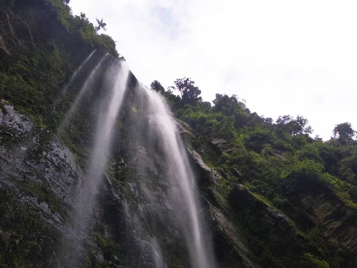 Cascada La Chorrera, la más alta de Colombia en caída escalonada (Choachí, Cundinamarca)