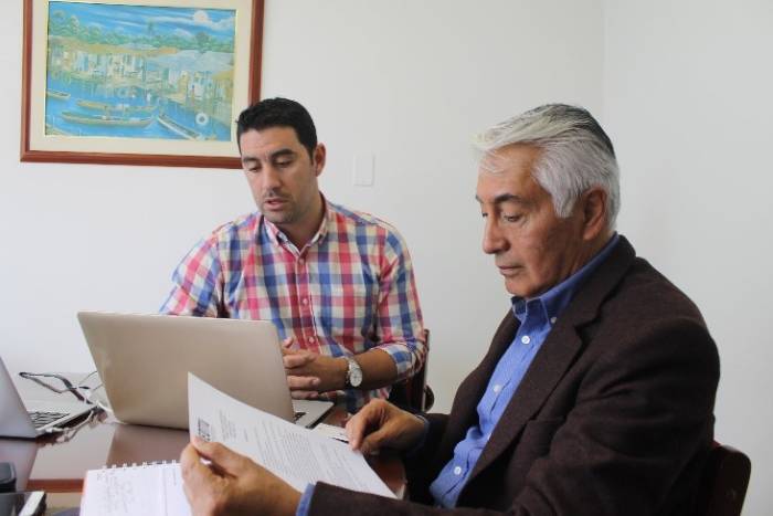 Secretario Técnico Jonathan García y Director Ejecutivo Felipe Ortiz