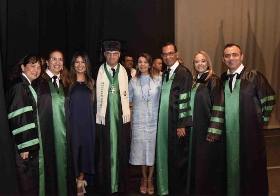 Teatro Adolfo Mejía en Cartagena durante la entrega del Doctorado Honoris Causa a Jean-Michel Blanquer Ministro de Educación de Francia