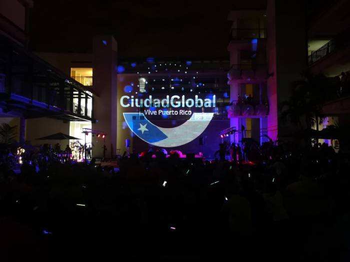 Plazoleta del ITM durante eventos de Ciudad Global