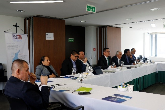 Consejo Directivo REDTTU reunido en Bogotá