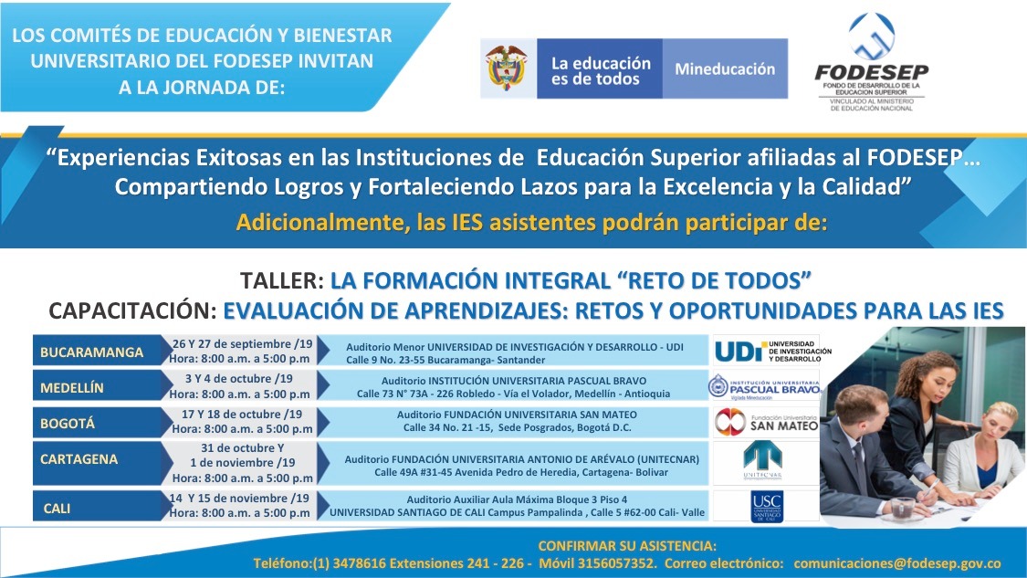 Los comités de educación y bienestar universitario de fodesep