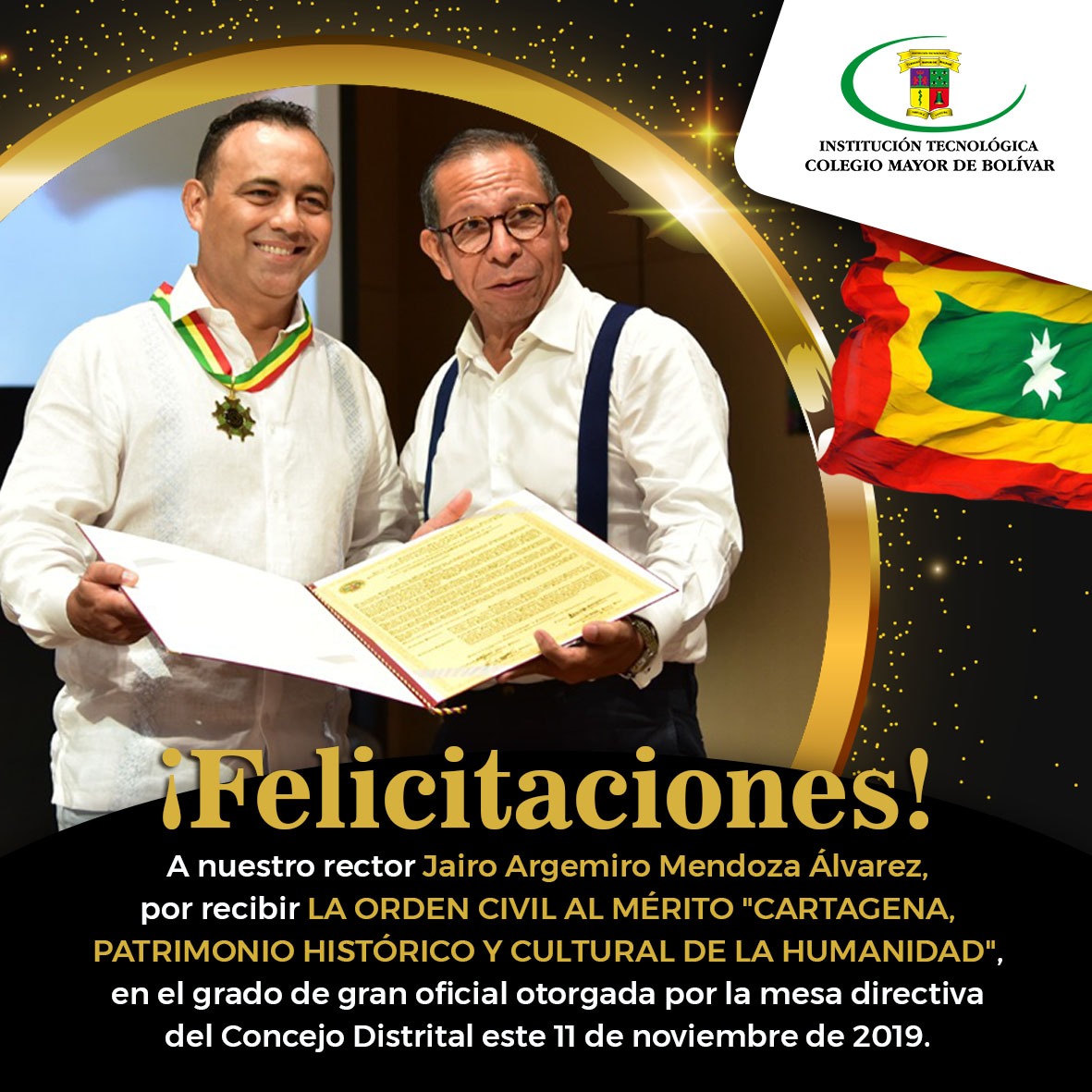 Orden civil al mérito "Cartagena patrimonio histórico y cultural de la humanidad"