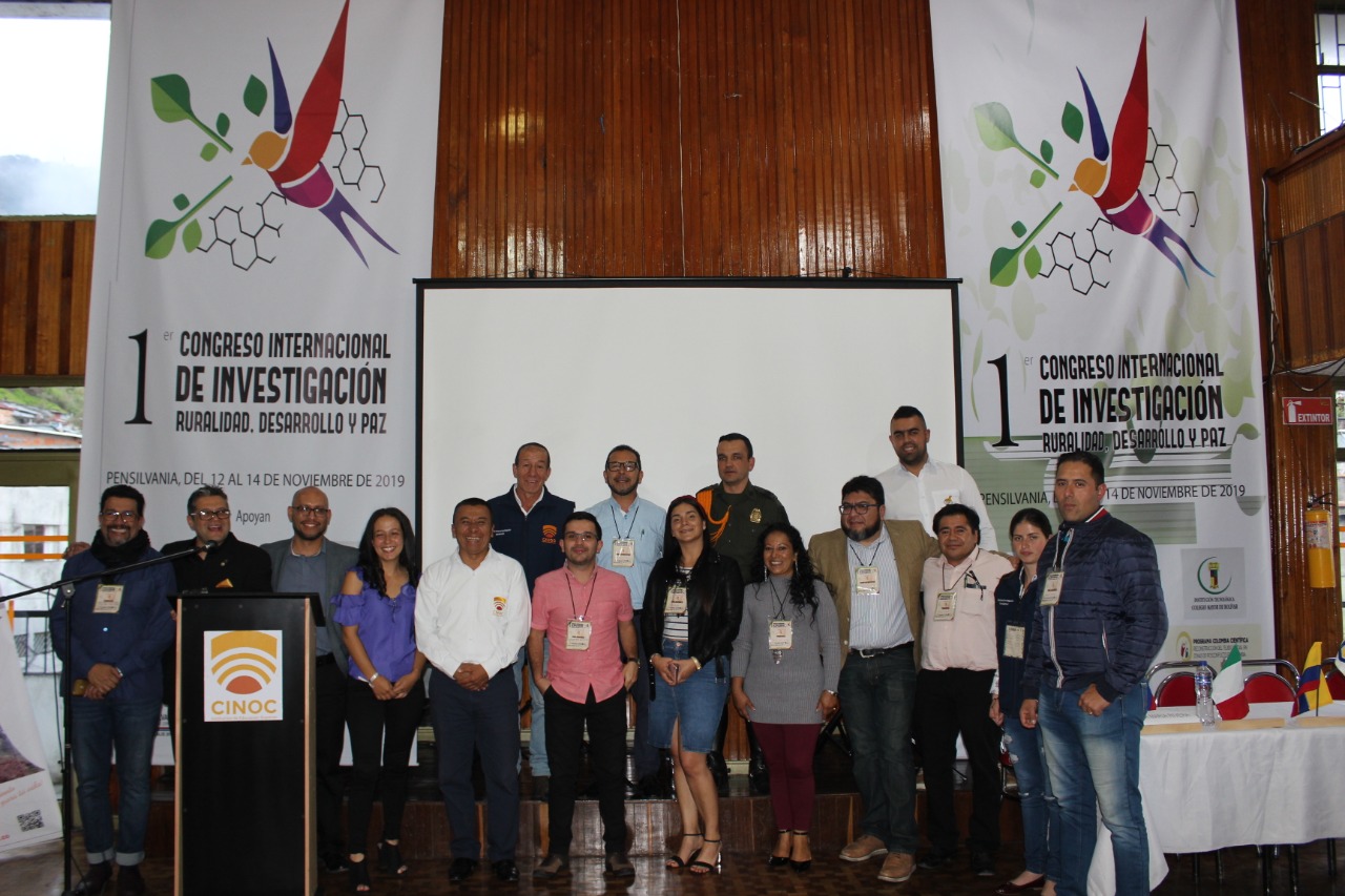 Ponentes y participantes en el Congreso Internacional de Investigación: ruralidad, desarrollo y paz