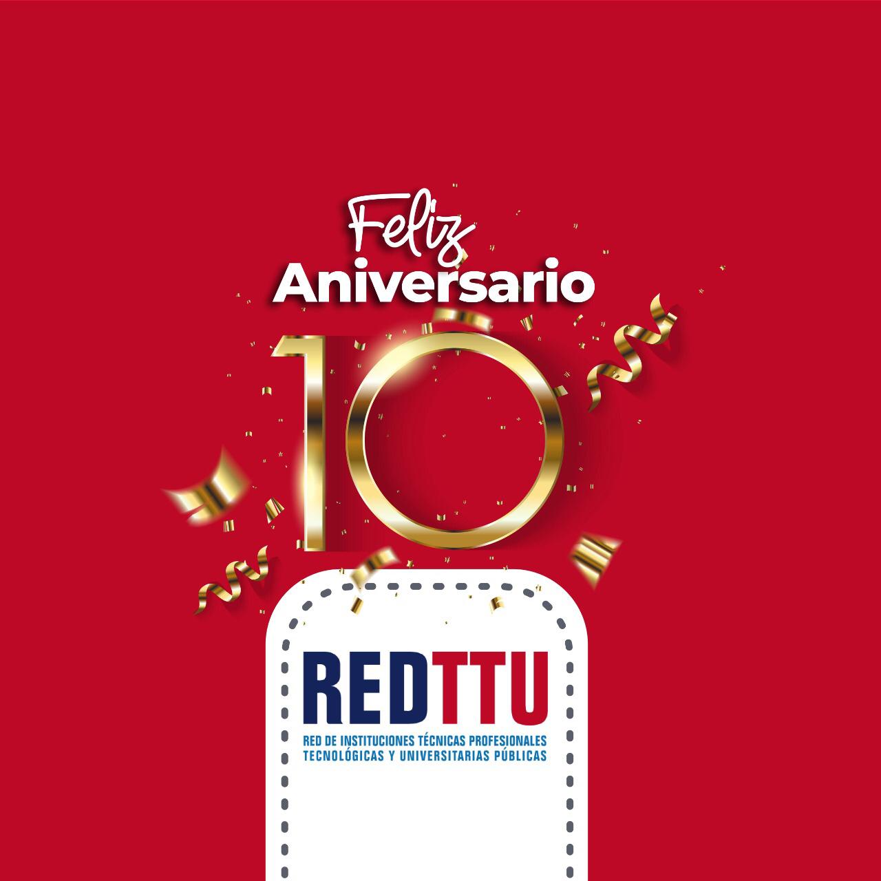 Décimo aniversario REDTTU