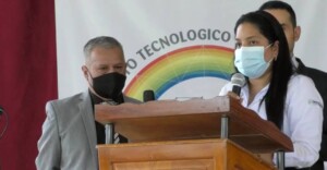 Intervención de la delegada de la Gobernación del Putumayo Sandra Dimas. Fotografía de archivo Dpto de Comunicaciones ITP Intervención de la delegada de la Gobernación del Putumayo Sandra Dimas. Fotografía de archivo Dpto de Comunicaciones ITP