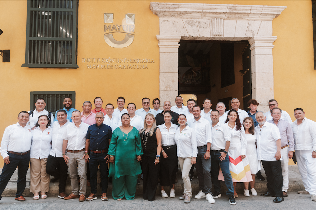 En la fotografía : Rectores de las IES pertenecientes a la Red durante la Asamblea General Ordinaria de rectores RedTTU No.26, en la Institución Universitaria Mayor de Cartagena. Fotografía propiedad del dpto. de Comunicaciones Umayor