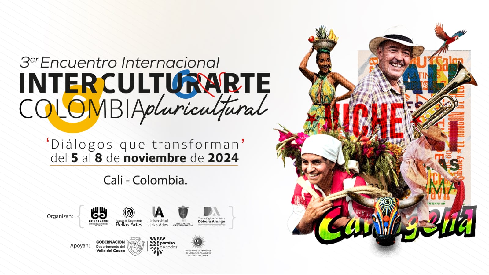 InterculturArte 2024: Evento Académico y Cultural sobre Interculturalidad y Artes en Colombia